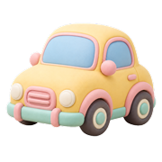 糖果色小汽车
